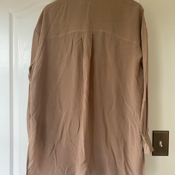 Tan Button-Up Shirt - Picture 4 of 7